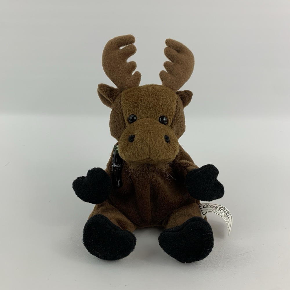 Coca-Cola Moose Bean Bag Plush Canada 1999 Cavanagh Group Int'l